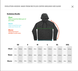 Full Zip Evolution Hoodie: Made from Recycled Coffee Grounds