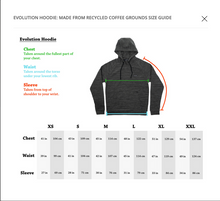 Load image into Gallery viewer, Evolution Hoodie: Made from Recycled Coffee Grounds